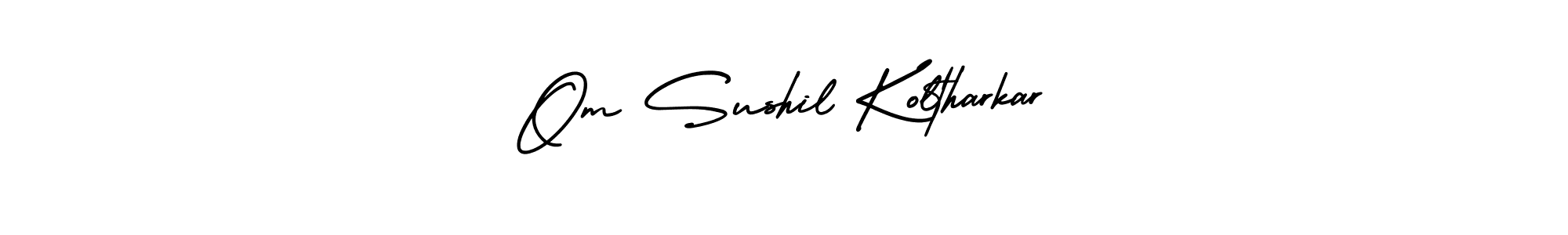 Make a beautiful signature design for name Om Sushil Koltharkar. Use this online signature maker to create a handwritten signature for free. Om Sushil Koltharkar signature style 3 images and pictures png