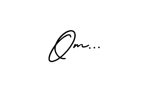 Make a beautiful signature design for name Om.... Use this online signature maker to create a handwritten signature for free. Om... signature style 3 images and pictures png