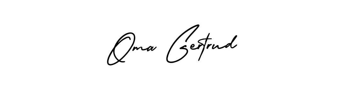 Here are the top 10 professional signature styles for the name Oma Gertrud. These are the best autograph styles you can use for your name. Oma Gertrud signature style 3 images and pictures png
