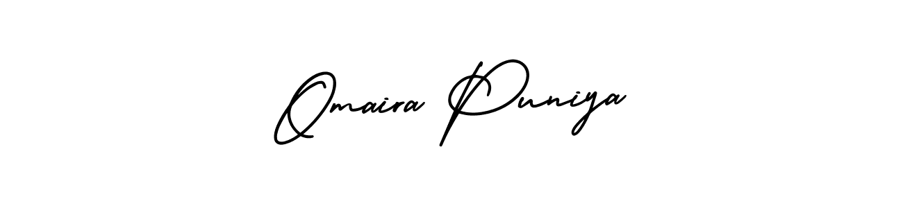 Here are the top 10 professional signature styles for the name Omaira Puniya. These are the best autograph styles you can use for your name. Omaira Puniya signature style 3 images and pictures png