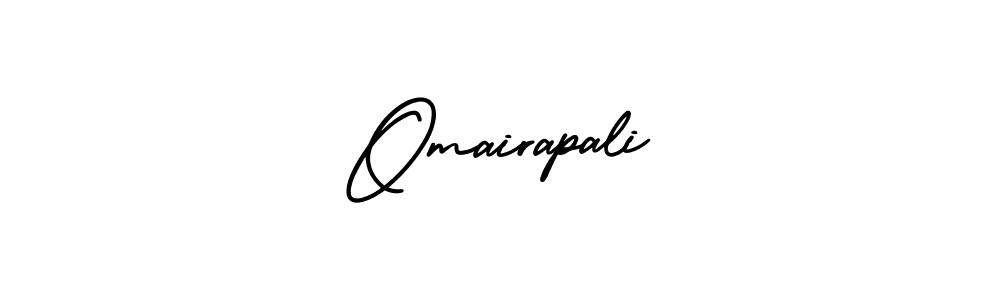 Create a beautiful signature design for name Omairapali. With this signature (AmerikaSignatureDemo-Regular) fonts, you can make a handwritten signature for free. Omairapali signature style 3 images and pictures png