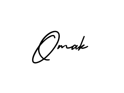 How to make Omak signature? AmerikaSignatureDemo-Regular is a professional autograph style. Create handwritten signature for Omak name. Omak signature style 3 images and pictures png