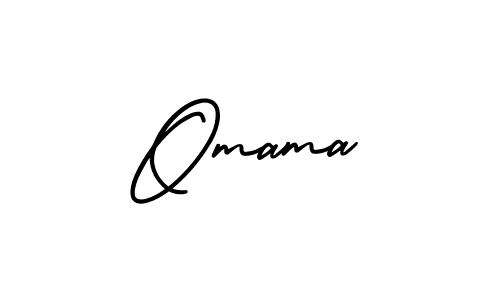 Create a beautiful signature design for name Omama. With this signature (AmerikaSignatureDemo-Regular) fonts, you can make a handwritten signature for free. Omama signature style 3 images and pictures png