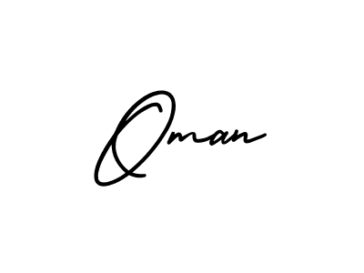 Create a beautiful signature design for name Oman. With this signature (AmerikaSignatureDemo-Regular) fonts, you can make a handwritten signature for free. Oman signature style 3 images and pictures png
