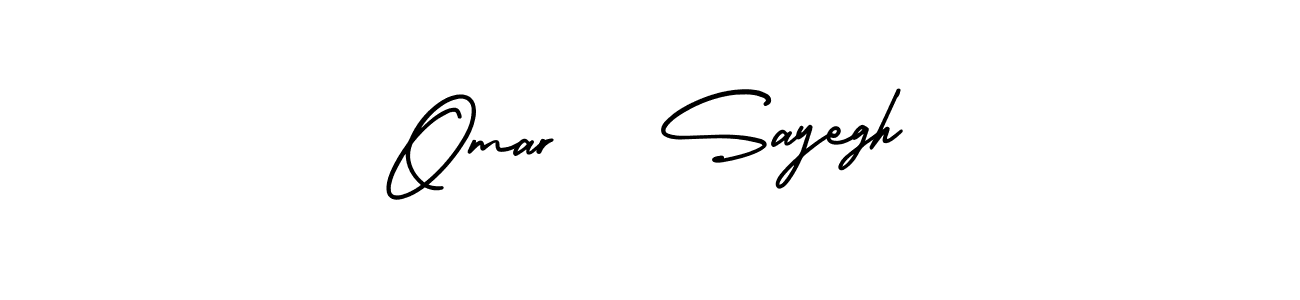 Also we have Omar   Sayegh name is the best signature style. Create professional handwritten signature collection using AmerikaSignatureDemo-Regular autograph style. Omar   Sayegh signature style 3 images and pictures png