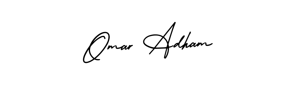 Once you've used our free online signature maker to create your best signature AmerikaSignatureDemo-Regular style, it's time to enjoy all of the benefits that Omar Adham name signing documents. Omar Adham signature style 3 images and pictures png