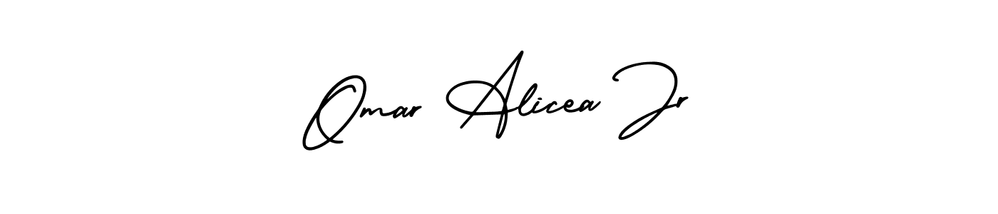 Create a beautiful signature design for name Omar Alicea Jr. With this signature (AmerikaSignatureDemo-Regular) fonts, you can make a handwritten signature for free. Omar Alicea Jr signature style 3 images and pictures png