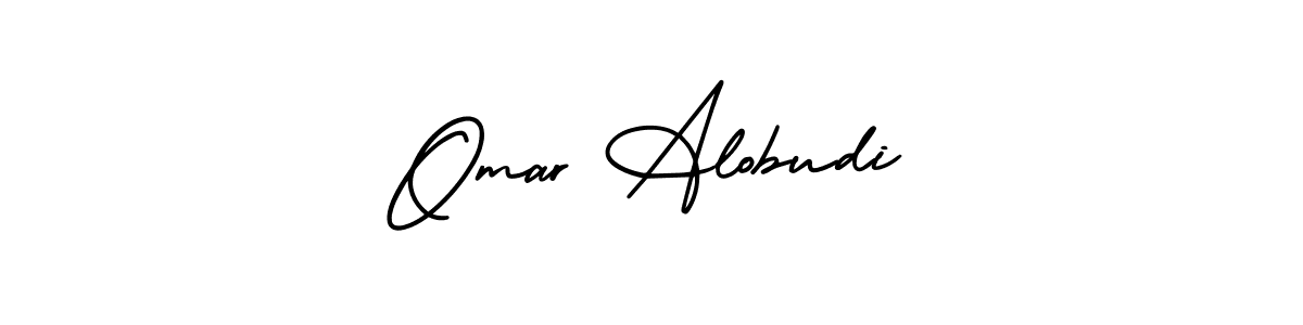 It looks lik you need a new signature style for name Omar Alobudi. Design unique handwritten (AmerikaSignatureDemo-Regular) signature with our free signature maker in just a few clicks. Omar Alobudi signature style 3 images and pictures png