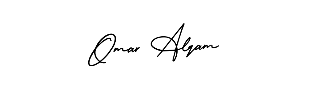 It looks lik you need a new signature style for name Omar Alqam. Design unique handwritten (AmerikaSignatureDemo-Regular) signature with our free signature maker in just a few clicks. Omar Alqam signature style 3 images and pictures png