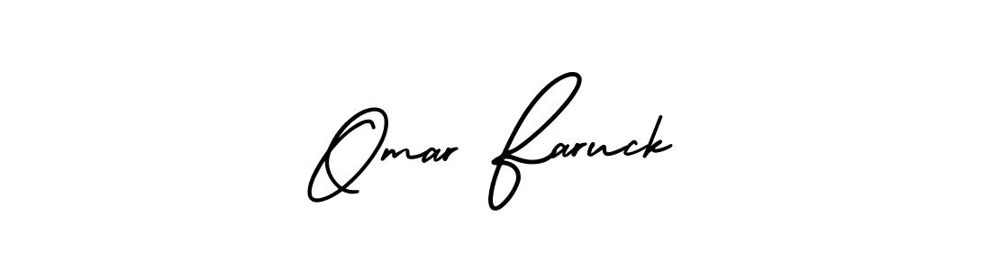 How to make Omar Faruck signature? AmerikaSignatureDemo-Regular is a professional autograph style. Create handwritten signature for Omar Faruck name. Omar Faruck signature style 3 images and pictures png