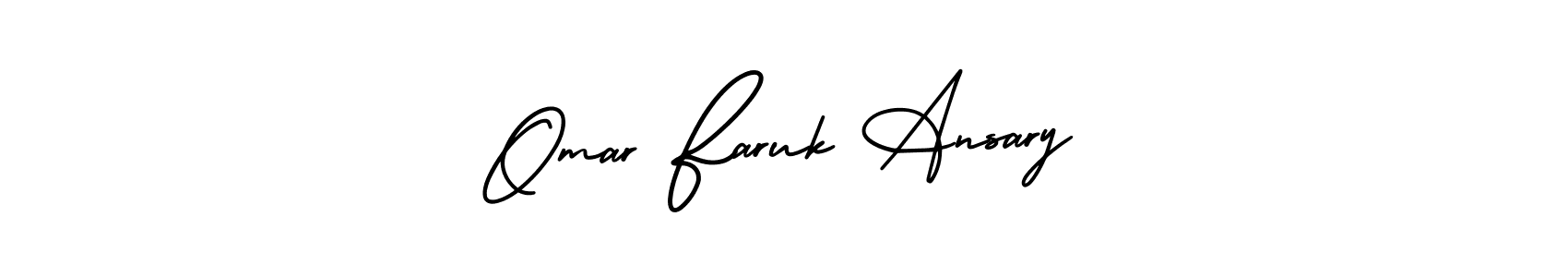 Design your own signature with our free online signature maker. With this signature software, you can create a handwritten (AmerikaSignatureDemo-Regular) signature for name Omar Faruk Ansary. Omar Faruk Ansary signature style 3 images and pictures png