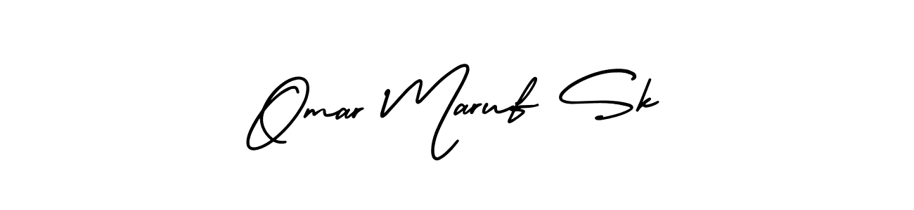 Make a beautiful signature design for name Omar Maruf Sk. With this signature (AmerikaSignatureDemo-Regular) style, you can create a handwritten signature for free. Omar Maruf Sk signature style 3 images and pictures png