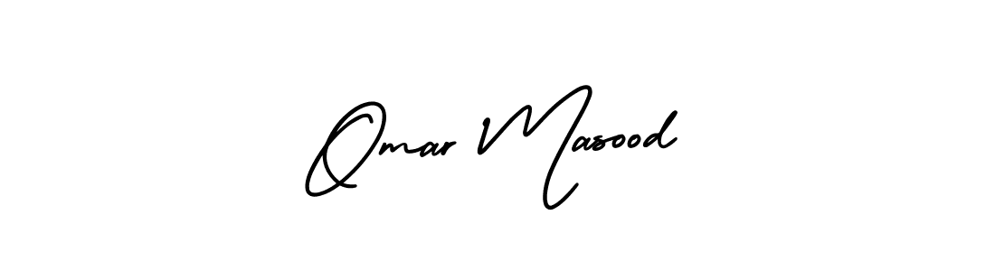 Create a beautiful signature design for name Omar Masood. With this signature (AmerikaSignatureDemo-Regular) fonts, you can make a handwritten signature for free. Omar Masood signature style 3 images and pictures png