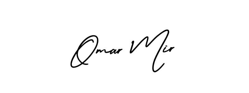 Design your own signature with our free online signature maker. With this signature software, you can create a handwritten (AmerikaSignatureDemo-Regular) signature for name Omar Mir. Omar Mir signature style 3 images and pictures png