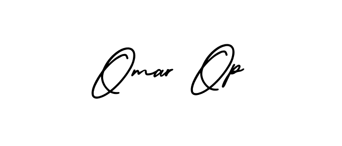 Also You can easily find your signature by using the search form. We will create Omar Op name handwritten signature images for you free of cost using AmerikaSignatureDemo-Regular sign style. Omar Op signature style 3 images and pictures png