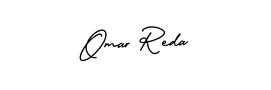 Also You can easily find your signature by using the search form. We will create Omar Reda name handwritten signature images for you free of cost using AmerikaSignatureDemo-Regular sign style. Omar Reda signature style 3 images and pictures png