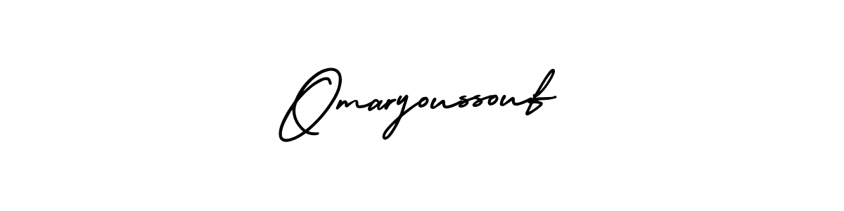 Design your own signature with our free online signature maker. With this signature software, you can create a handwritten (AmerikaSignatureDemo-Regular) signature for name Omaryoussouf. Omaryoussouf signature style 3 images and pictures png