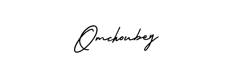 How to Draw Omchoubey signature style? AmerikaSignatureDemo-Regular is a latest design signature styles for name Omchoubey. Omchoubey signature style 3 images and pictures png