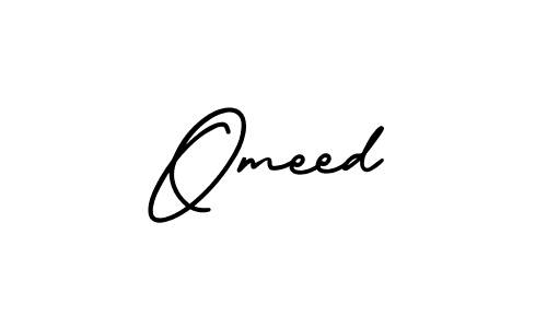 How to Draw Omeed signature style? AmerikaSignatureDemo-Regular is a latest design signature styles for name Omeed. Omeed signature style 3 images and pictures png