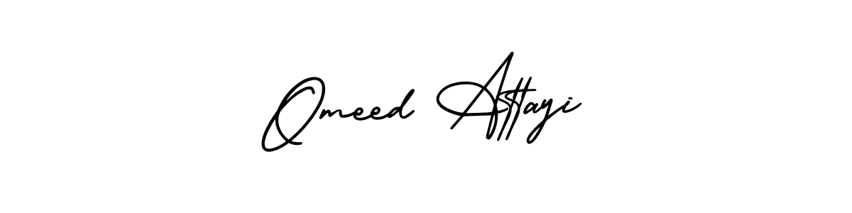 Also You can easily find your signature by using the search form. We will create Omeed Attayi name handwritten signature images for you free of cost using AmerikaSignatureDemo-Regular sign style. Omeed Attayi signature style 3 images and pictures png