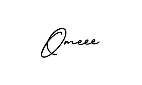 AmerikaSignatureDemo-Regular is a professional signature style that is perfect for those who want to add a touch of class to their signature. It is also a great choice for those who want to make their signature more unique. Get Omeee name to fancy signature for free. Omeee signature style 3 images and pictures png