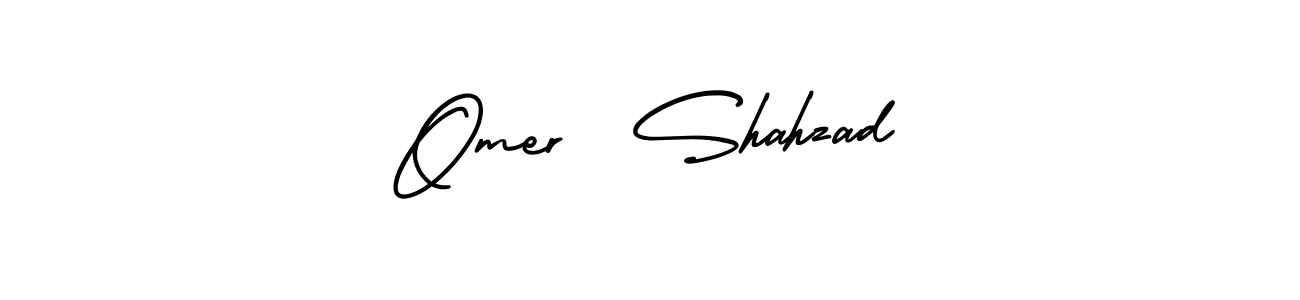 How to make Omer  Shahzad name signature. Use AmerikaSignatureDemo-Regular style for creating short signs online. This is the latest handwritten sign. Omer  Shahzad signature style 3 images and pictures png