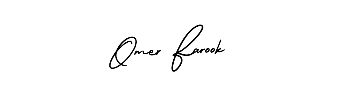 Similarly AmerikaSignatureDemo-Regular is the best handwritten signature design. Signature creator online .You can use it as an online autograph creator for name Omer Farook. Omer Farook signature style 3 images and pictures png