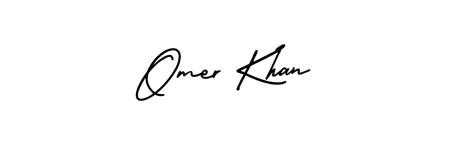 How to Draw Omer Khan signature style? AmerikaSignatureDemo-Regular is a latest design signature styles for name Omer Khan. Omer Khan signature style 3 images and pictures png