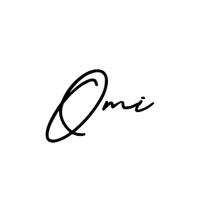 Use a signature maker to create a handwritten signature online. With this signature software, you can design (AmerikaSignatureDemo-Regular) your own signature for name Omi. Omi signature style 3 images and pictures png