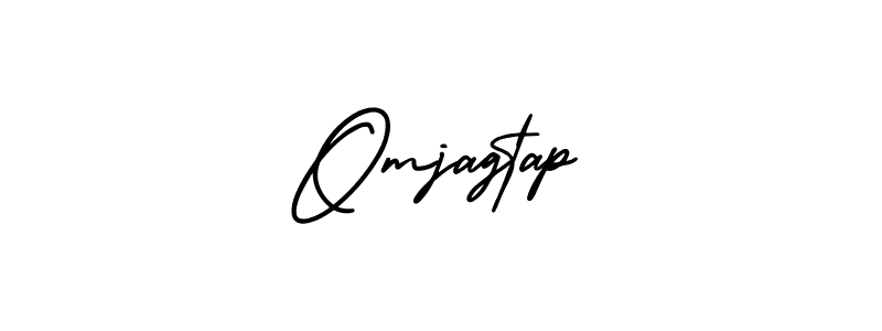 if you are searching for the best signature style for your name Omjagtap. so please give up your signature search. here we have designed multiple signature styles  using AmerikaSignatureDemo-Regular. Omjagtap signature style 3 images and pictures png