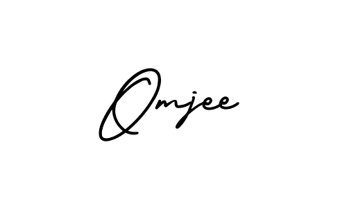 Also we have Omjee name is the best signature style. Create professional handwritten signature collection using AmerikaSignatureDemo-Regular autograph style. Omjee signature style 3 images and pictures png