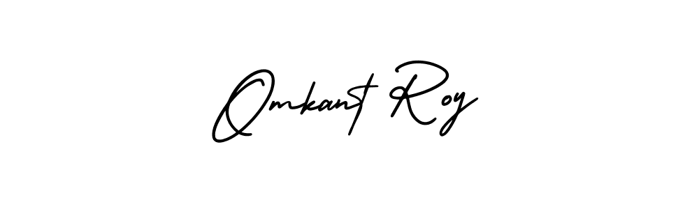 Similarly AmerikaSignatureDemo-Regular is the best handwritten signature design. Signature creator online .You can use it as an online autograph creator for name Omkant Roy. Omkant Roy signature style 3 images and pictures png