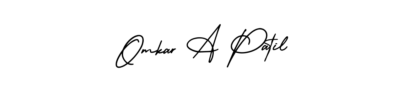 Here are the top 10 professional signature styles for the name Omkar A Patil. These are the best autograph styles you can use for your name. Omkar A Patil signature style 3 images and pictures png