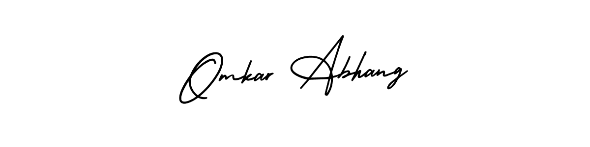 Create a beautiful signature design for name Omkar Abhang. With this signature (AmerikaSignatureDemo-Regular) fonts, you can make a handwritten signature for free. Omkar Abhang signature style 3 images and pictures png