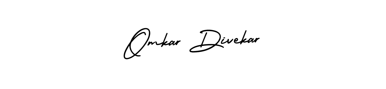 The best way (AmerikaSignatureDemo-Regular) to make a short signature is to pick only two or three words in your name. The name Omkar Divekar include a total of six letters. For converting this name. Omkar Divekar signature style 3 images and pictures png