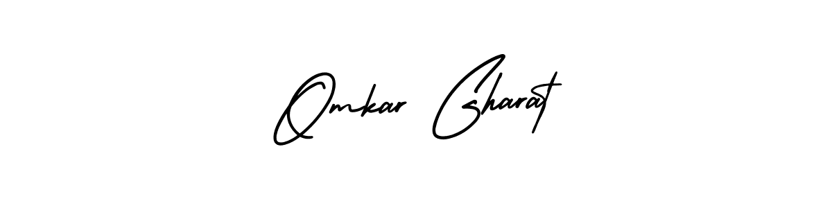 Make a beautiful signature design for name Omkar Gharat. With this signature (AmerikaSignatureDemo-Regular) style, you can create a handwritten signature for free. Omkar Gharat signature style 3 images and pictures png