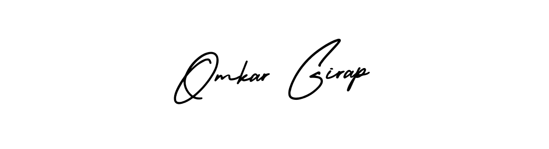 How to Draw Omkar Girap signature style? AmerikaSignatureDemo-Regular is a latest design signature styles for name Omkar Girap. Omkar Girap signature style 3 images and pictures png