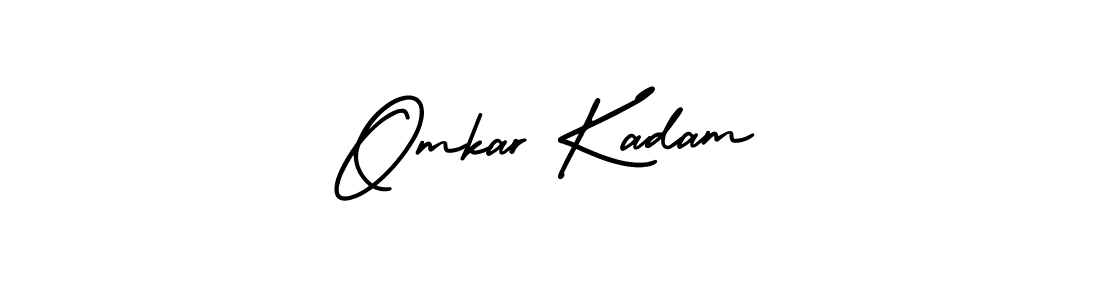 Make a beautiful signature design for name Omkar Kadam. Use this online signature maker to create a handwritten signature for free. Omkar Kadam signature style 3 images and pictures png