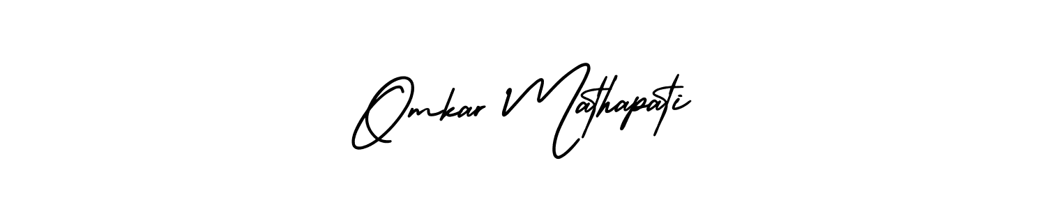 AmerikaSignatureDemo-Regular is a professional signature style that is perfect for those who want to add a touch of class to their signature. It is also a great choice for those who want to make their signature more unique. Get Omkar Mathapati name to fancy signature for free. Omkar Mathapati signature style 3 images and pictures png