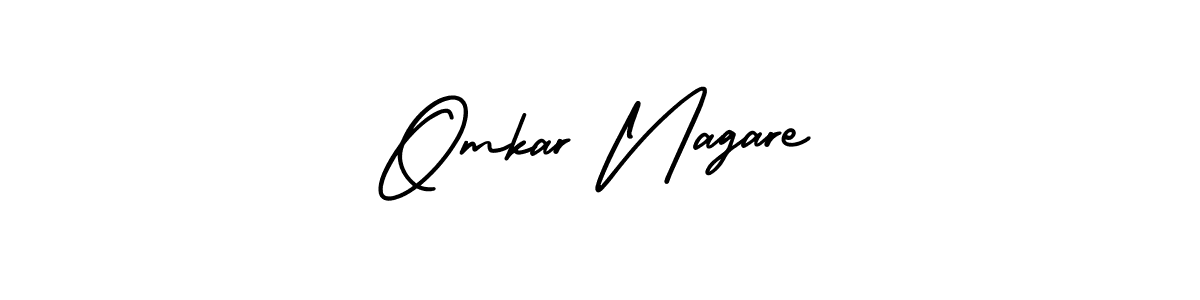 Also You can easily find your signature by using the search form. We will create Omkar Nagare name handwritten signature images for you free of cost using AmerikaSignatureDemo-Regular sign style. Omkar Nagare signature style 3 images and pictures png