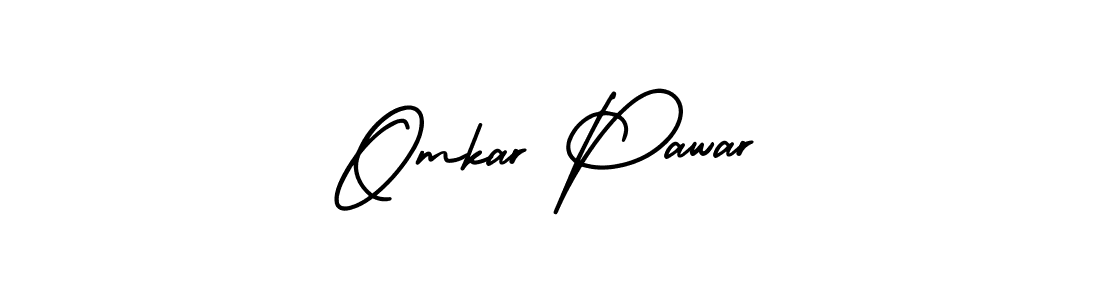 How to Draw Omkar Pawar signature style? AmerikaSignatureDemo-Regular is a latest design signature styles for name Omkar Pawar. Omkar Pawar signature style 3 images and pictures png