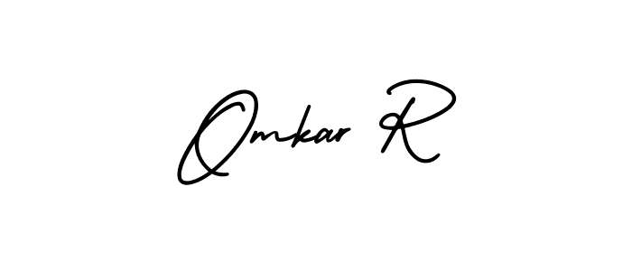 if you are searching for the best signature style for your name Omkar R. so please give up your signature search. here we have designed multiple signature styles  using AmerikaSignatureDemo-Regular. Omkar R signature style 3 images and pictures png