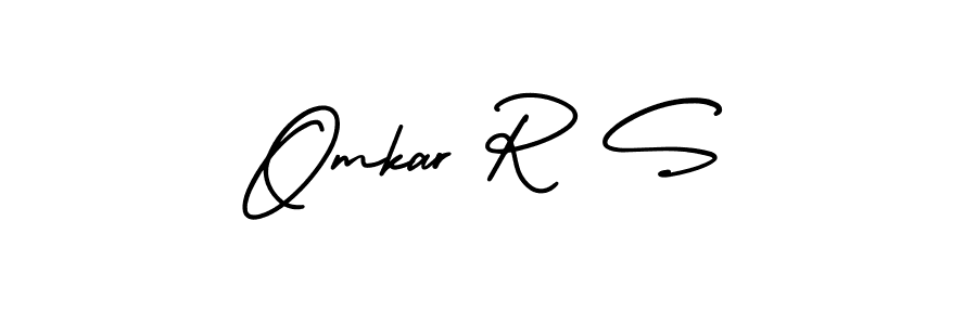 Similarly AmerikaSignatureDemo-Regular is the best handwritten signature design. Signature creator online .You can use it as an online autograph creator for name Omkar R S. Omkar R S signature style 3 images and pictures png