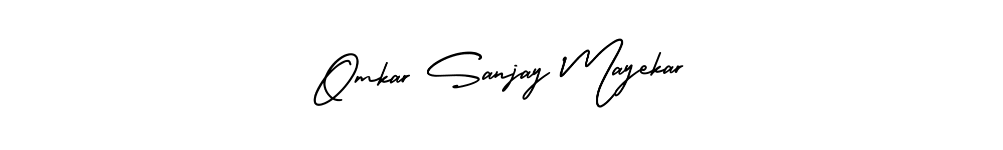 AmerikaSignatureDemo-Regular is a professional signature style that is perfect for those who want to add a touch of class to their signature. It is also a great choice for those who want to make their signature more unique. Get Omkar Sanjay Mayekar name to fancy signature for free. Omkar Sanjay Mayekar signature style 3 images and pictures png