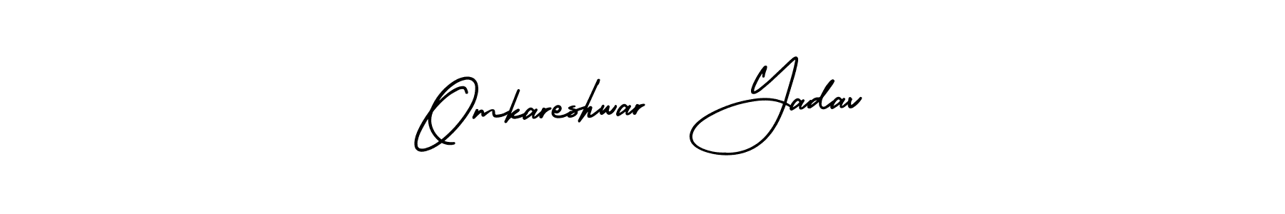 How to Draw Omkareshwar  Yadav signature style? AmerikaSignatureDemo-Regular is a latest design signature styles for name Omkareshwar  Yadav. Omkareshwar  Yadav signature style 3 images and pictures png