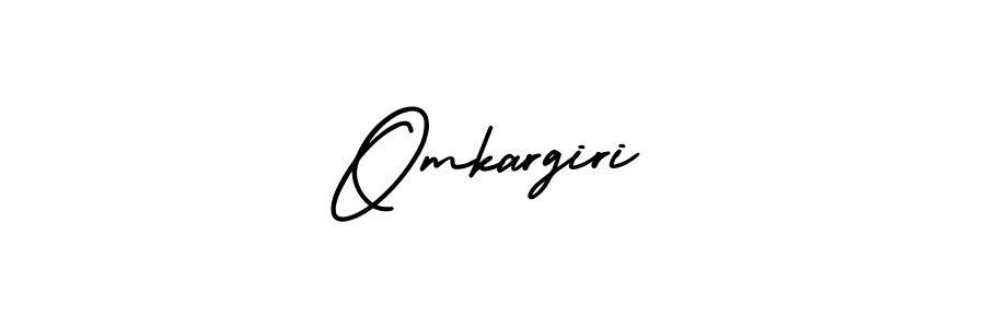 Similarly AmerikaSignatureDemo-Regular is the best handwritten signature design. Signature creator online .You can use it as an online autograph creator for name Omkargiri. Omkargiri signature style 3 images and pictures png