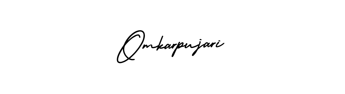 Also You can easily find your signature by using the search form. We will create Omkarpujari name handwritten signature images for you free of cost using AmerikaSignatureDemo-Regular sign style. Omkarpujari signature style 3 images and pictures png