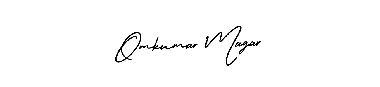 You can use this online signature creator to create a handwritten signature for the name Omkumar Magar. This is the best online autograph maker. Omkumar Magar signature style 3 images and pictures png