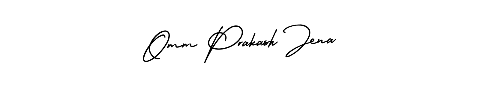 How to make Omm Prakash Jena signature? AmerikaSignatureDemo-Regular is a professional autograph style. Create handwritten signature for Omm Prakash Jena name. Omm Prakash Jena signature style 3 images and pictures png