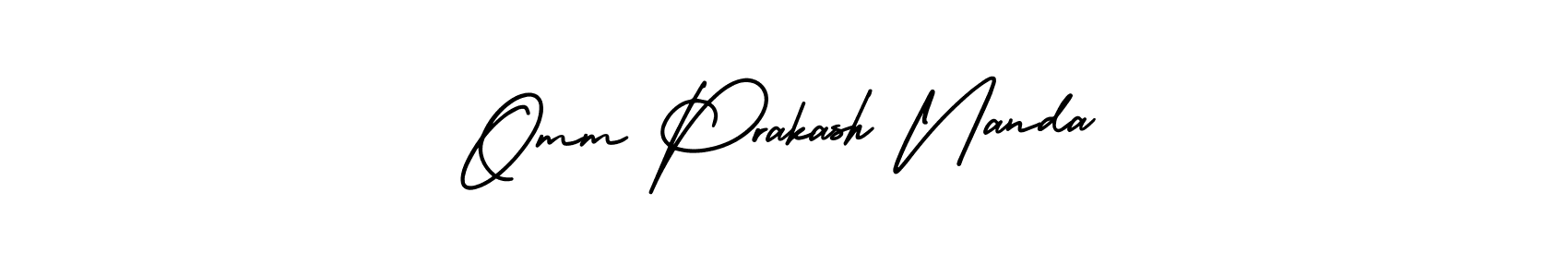 Make a short Omm Prakash Nanda signature style. Manage your documents anywhere anytime using AmerikaSignatureDemo-Regular. Create and add eSignatures, submit forms, share and send files easily. Omm Prakash Nanda signature style 3 images and pictures png